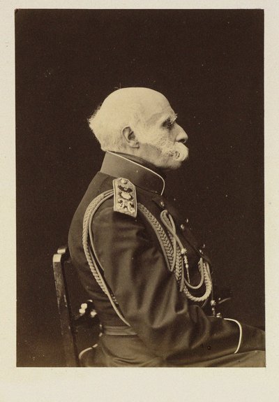 Porträt von Graf Fyodor Petrovich Litke (1797-1882), Anonym. Lithografie von School Russian