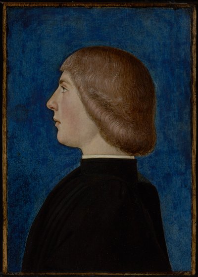Porträt eines jungen Mannes, zweite Hälfte des 15. Jahrhunderts von School of Ferrare