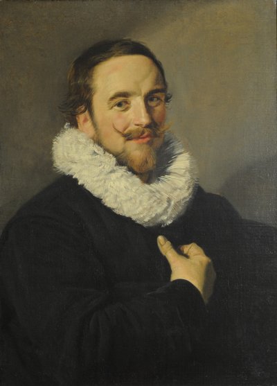 Porträt eines Gentlemans von School of Frans Hals