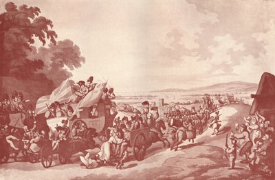 Eine außergewöhnliche Szene auf der Straße von London nach Portsmouth, 1909 von Schultz