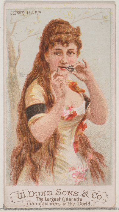 Maultrommel, aus der Serie Musikinstrumente N82 für Duke-Zigaretten von Schumacher and Ettlinger