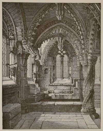 Südost-Ecke der Lady Chapel, Rosslyn von Scottish School