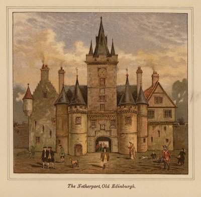 Das Netherport, Alt-Edinburgh von Scottish School