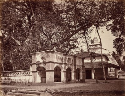 Buddhistischer Tempel, Kalani, ca. 1880 von Scowen and Co.
