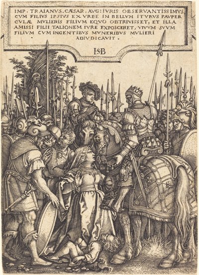 Trajans Gerechtigkeit von Sebald Beham