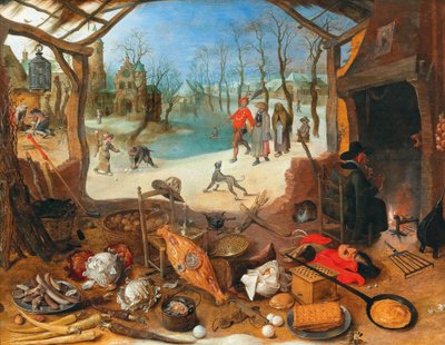 Eine Allegorie des Winters von Sebastiaen Vrancx