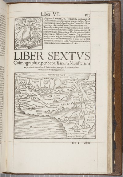 Cosmographia, Col 1113, 1544 von Sebastian Munster