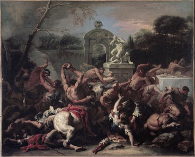 Lapithen und Kentauren - Schlacht zwischen Lapithen und Kentauren von Sebastiano Ricci