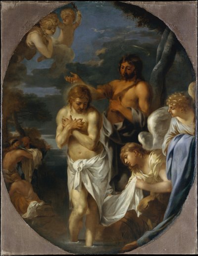 Die Taufe Christi von Sébastien Bourdon