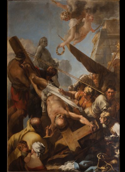 Die Kreuzigung des Heiligen Petrus von Sébastien Bourdon