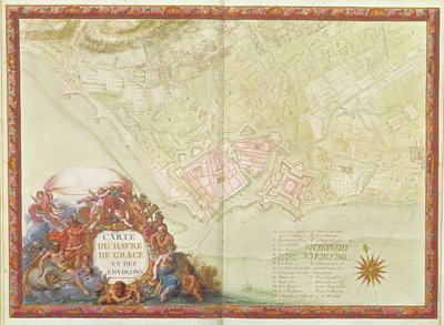 Ms. 987, fol.24 Plan von Le Havre, aus dem 