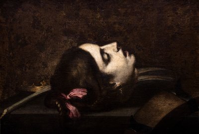 Kopf der Heiligen Katharina von Alexandria von Sebastián de Llanos y Valdés