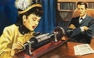 Die Geschichte der Kommunikation: Vom Phonographen zum Tonbandgerät von Selby Donnison