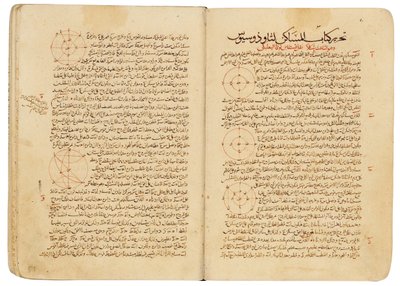 Ein Kompendium von Abhandlungen über Astronomie und Mathematik von Nasir Al-Din Muhammad bin Al-Hasan Al-Tusi von Seljuq Dynasty