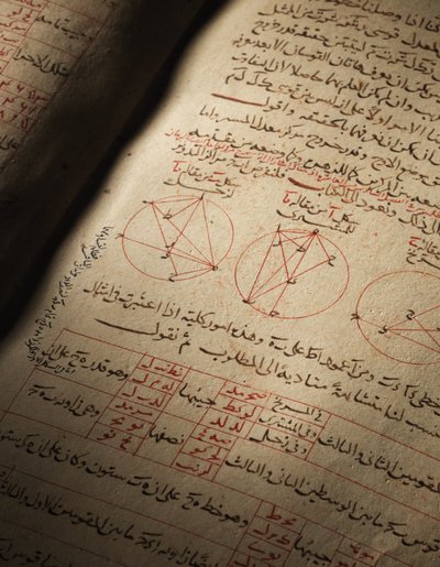 Ein Kompendium von Abhandlungen über Astronomie und Mathematik von Nasir Al-Din Muhammad bin Al-Hasan Al-Tusi von Seljuq Dynasty