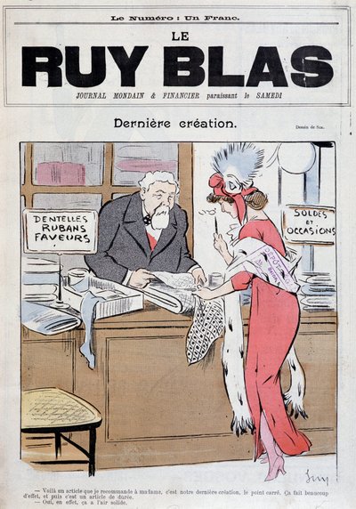 Marianne und Poincaré - von Sim, in „Ruy Blas“ vom 20.01.1912 von Sem