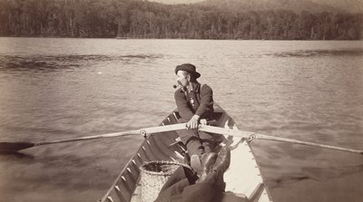 Wie es vom Heckplatz aussieht, 1880er-1890er von Seneca Ray Stoddard