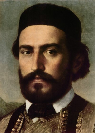 Petar II Petrovic Njegos, letzter Fürstbischof von Montenegro von Serbian School