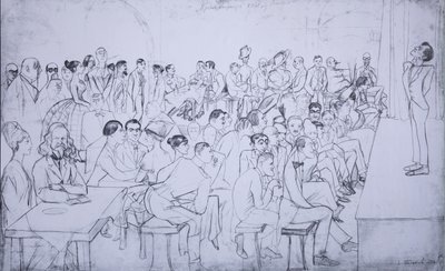 Das Ruhesitz der Komödianten, 1916 von Sergei Alexandrovich Polyakov