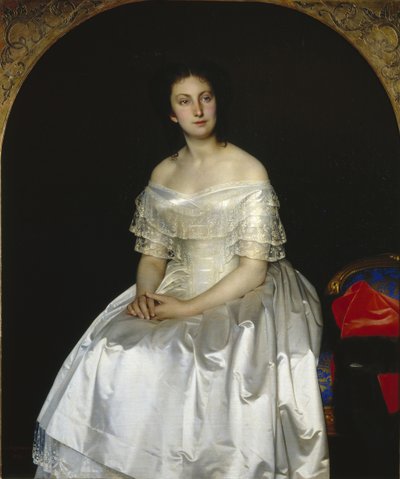 Porträt von Prinzessin Maria Wassiljewna Woronzowa 1819-1894, 1851 von Sergei Konstantinovich Zaryanko