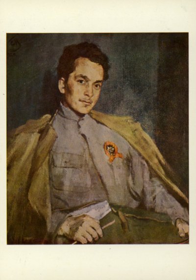 Dmitriy Furmanov, russischer Schriftsteller, 1922 von Sergei Vasilievich Malyutin