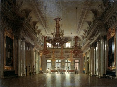 Die Halle des Feldmarschalls im Winterpalast von Sergey Konstantinovich Zaryanko