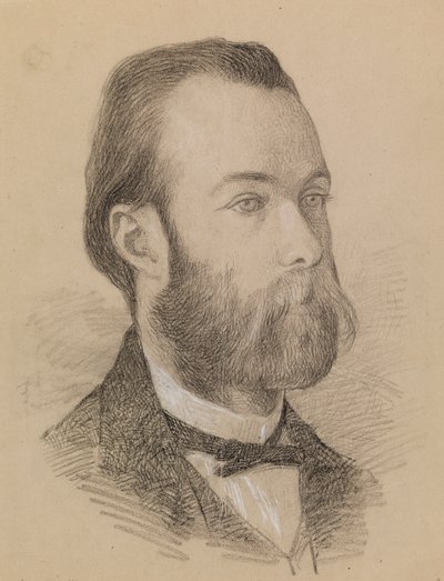 Porträt eines Mannes von Severin Falkman