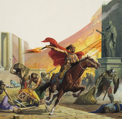 Barbaren am Tor von Severino Baraldi