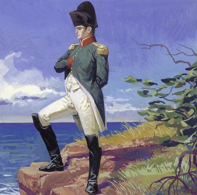 Napoleon im Exil auf der Insel St. Helena von Severino Baraldi
