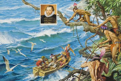 Sir Francis Drake (ca. 1540-96) von Severino Baraldi
