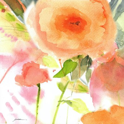 Sanfte Pfirsichblüten von Sheila Golden