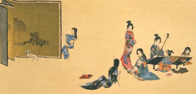 Gruppe von Frauen bei der Erholung, Illustration aus der Zeitschrift 
