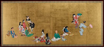 Die vier Fertigkeiten [links eines Paares] von Shibata Zeshin
