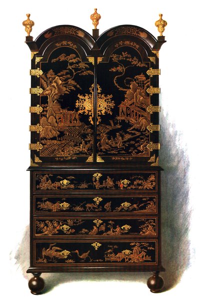 Lackschrank, 1905 von Shirley Charles Llewellyn Slocombe