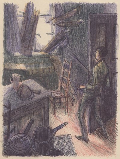 Szene aus Der Unsichtbare: Fenster zerbrechen, 1953 von Shirley Markham