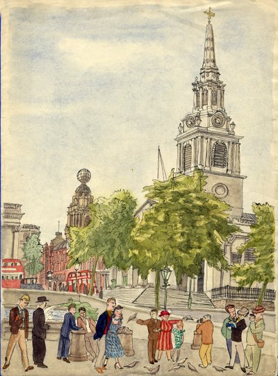 Trafalgar Square, London von Shirley Markham