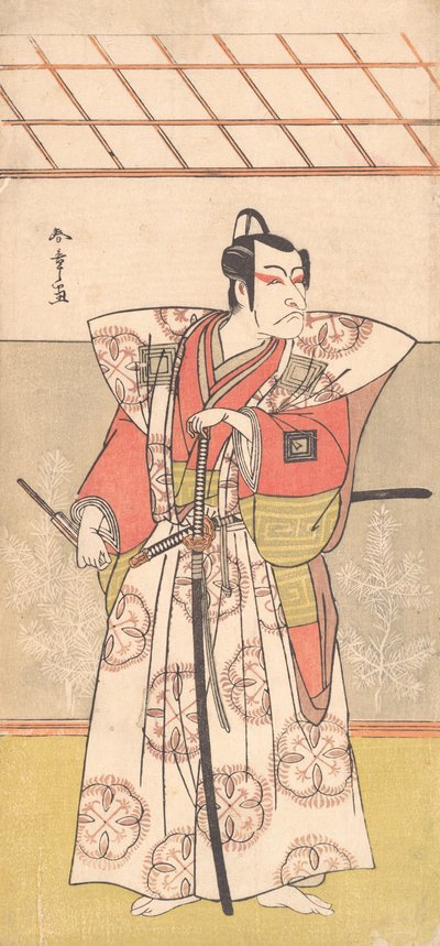 Ichikawa Danjuro V als Samurai von hohem Rang von Shunsho