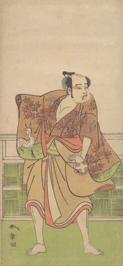 Otani Hiroemon in der Rolle von Gokumon no Shobei, 9. Monat, 1774 von Shunsho