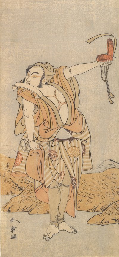 Der zweite Nakamura Juzo als Yakko, 1773 oder 1774 von Shunsho