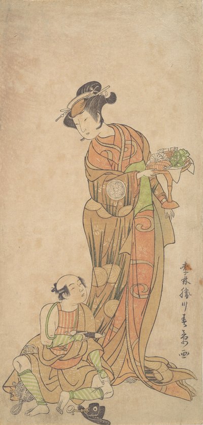 Der zweite Yamashita Kinsaku in der Rolle von Shigenoi, Sommer 1772 von Shunsho