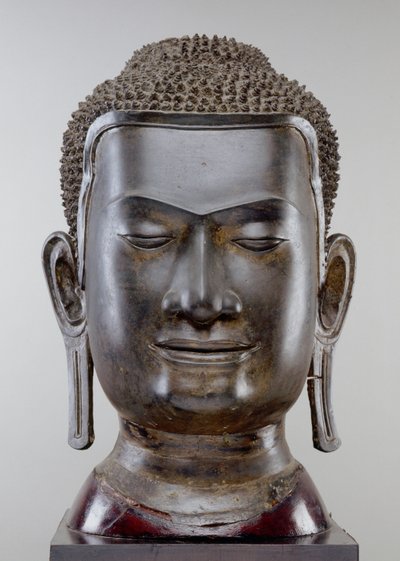 Buddhakopf, Ayutthaya-Kultur, U Thong-Stil (Bronze) von Siamese School
