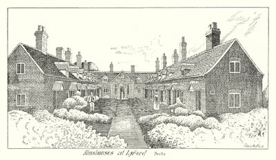 Armenhäuser in Lyford, Berks von Sidney Heath