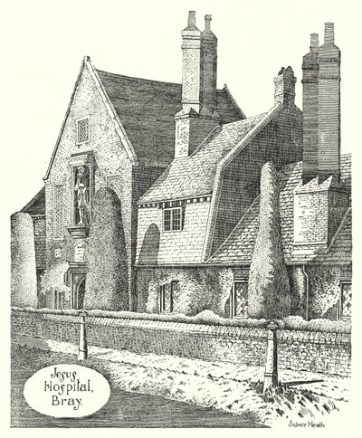Jesus Hospital, Bray (Gravur) von Sidney Heath