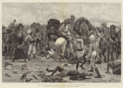 Der Krieg im Sudan, der Kampf am Sonntag, 22. März, bei McNeill