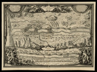 Schlacht von Ter gewonnen von der königlichen Armee unter dem Kommando von Mar. Herzog von Noailles am 27. Mai 1694 von Sieur de Beaulieu