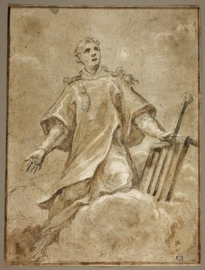 Der heilige Laurentius in Herrlichkeit von Sigismondo Caula