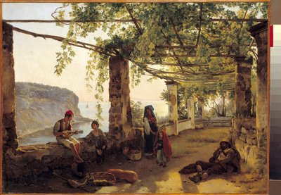 Landschaft bei Sorrent an der Amalfiküste von Silvestr Fedosievich Shchedrin