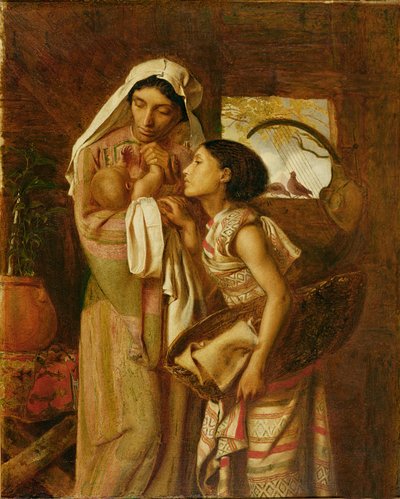 Die Mutter des Moses, ca. 1860 von Simeon Solomon