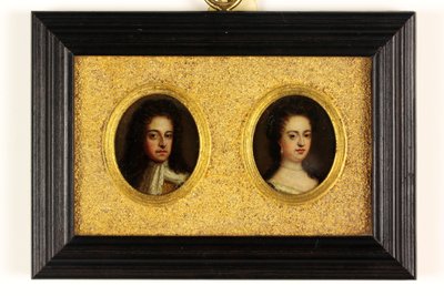 König Wilhelm III. und Königin Maria II. von Simon (attr.to) Du Bois