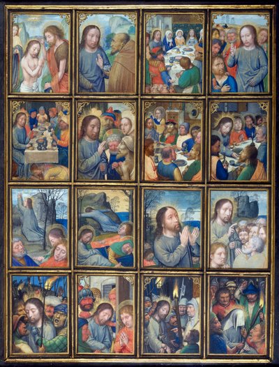 Tafel aus dem Stein-Quadriptychon von Simon Bening